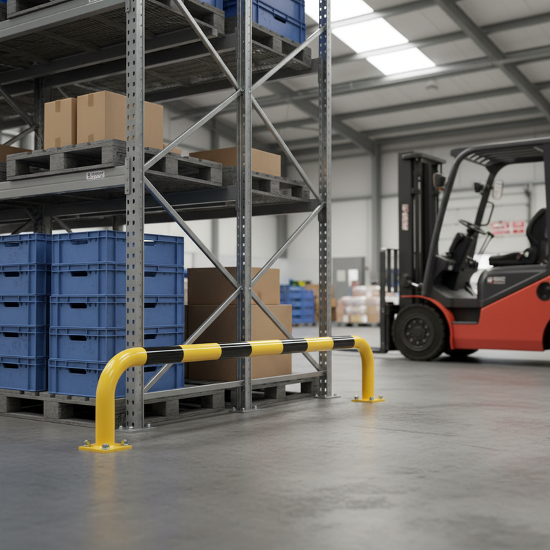 Dim Gray Heavy Duty Protection Guard - 350mm Height for Maximum Asset Safety