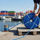 Gray Premium Polypropylene Rope Coil 220m - Versatile and Durable