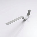 130mm Aluminium Gutter Top Rafter Bracket — RAL 9006
