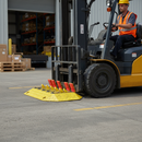 Light Slate Gray Premium Directional Flow Plate - Mid Section for Traffic Control