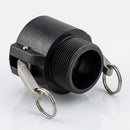 3" NPT Male Cam Lever Coupler – Polypropylene & Stainless Steel (view 2)