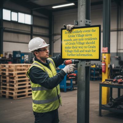 Custom 1050 x 750mm Professional Sign for Bespoke Events
