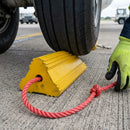 Yellow Aircraft Tyre Stop Block 175 x 160 x 333mm