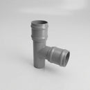 63mm Diameter Traditional Downpipe Branches 92.5° & 112.5° — RAL 7037 / 92.5 Degrees