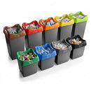 Plastic Recycling Bin 30–50L Colour-Coded Customisable (view 2)