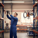 Rosy Brown High-Performance Telescopic Crossbar for Site Safety