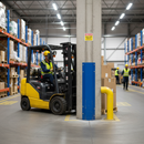 Dark Sea Green Premium Flexible Corner Barrier - 0 to 180 Degrees Bending for Internal Use with Distortion Note