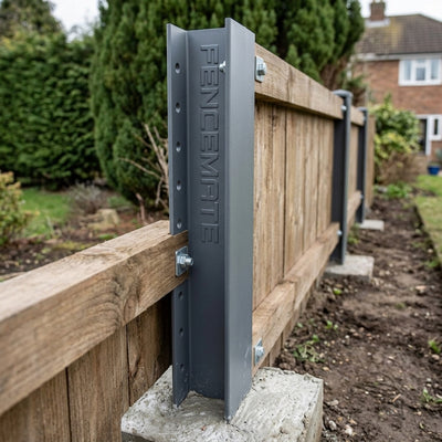Classic 3000mm Anthracite Grey Fence Post 48mm