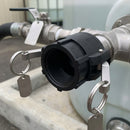 Cam Lever Coupler 1¼" Female x 1½" Polypropylene