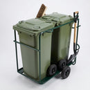 240 Litre Street Orderly Trolley with Bins, Brush & Shovel (view 2)