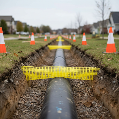 Premium Detectable Mesh for Underground Services 200mm x 100m