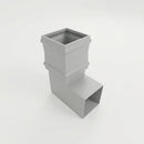 Traditional Aluminium Downpipe Bends 72x72mm – 92.5° & 112.5° — RAL 7035 / 92.5 Degrees