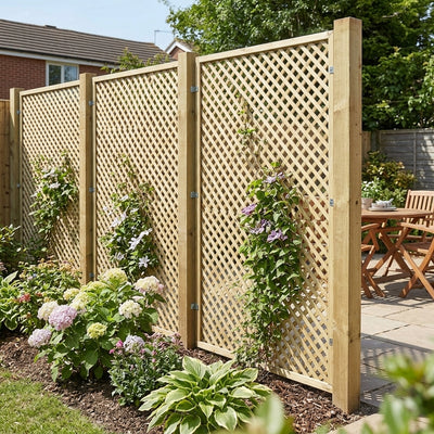 Privacy Diamond Trellis, Pack of Three