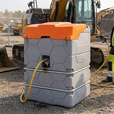 1500 L Bunded Diesel Dispenser with Electric Pump, 72 l/min
