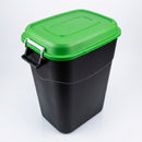 75 Litre Animal Feed Bin with Clip Lid – Green (view 2)