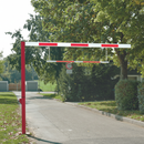 Dark Olive Green Adjustable Height Restrictor Car Park Barrier | Pivot Style | Multiple Sizes