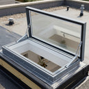 Manual Access Flat Glass Rooflight 1000x1000mm