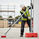 Light Gray Premium Hoarding Panel Brace Arm for Temporary Fencing Support