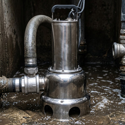 Submersible Sewage Pump 600 L/min 13m Head Stainless Steel