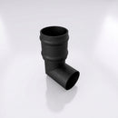 Traditional Aluminium Downpipe Bends 63mm Dia 92.5° 112.5° — Textured Black / 92.5 Degrees
