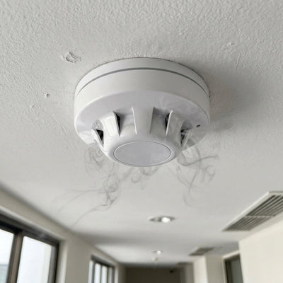 OS2 Smoke Detector with Base - 100mm Diameter