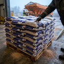 1000kg Brown De-Icing Rock Salt - 100 x 10kg Bags