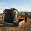 Light Gray Heavy Duty 6250 Litre Molasses Storage Tank with Durable Design
