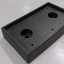 Black Shock Absorber Plate for Loading Dock 450 x 250 x 100mm