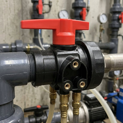 2" BSP Female Polypropylene Ball Valve, 16 Bar