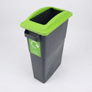 70 Litre mixed recycling bin green (view 2)