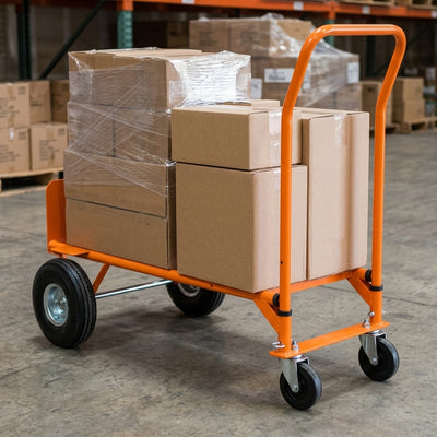 Two-Way Convertible Sack Truck, 200kg Capacity, Pneumatic Wheels