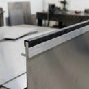 Square Rubber Edge Protector 18x15mm for 6mm Panels - 1m EPDM