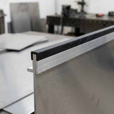 Square Rubber Edge Protector 18x15mm for 6mm Panels - 1m EPDM