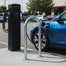 Gray Premium EV Charger Protection Hoop Barrier for Enhanced Safety