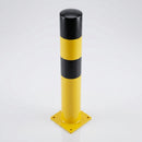 194 x 1200mm Type XL Heavy Duty Bollard Steel Yellow Black (view 2)