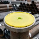 DN 65 Full Face Flange Protector – 181mm Head, Yellow LDPE (view 2)