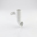 Traditional Aluminium Downpipe Shoe 63mm Diameter — RAL 9016