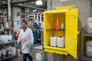 Polyethylene Chemical Storage Cabinet with 100 L Integral Sump