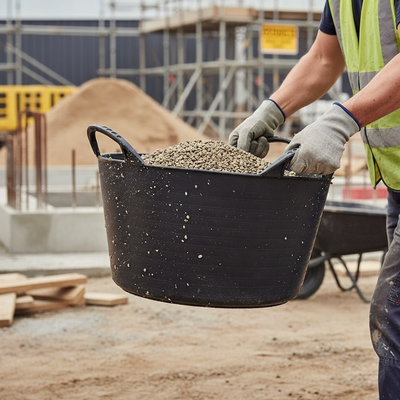Premium Flexible Tub - 15L Capacity, Tough and Versatile for DIY and Gardening