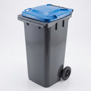 120 Litre Wheeled Recycling Bin with Colour-Coded Lid (view 2)