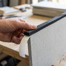 Black Expanded EPDM Foam Strip 20x9mm, Self Adhesive - 10m Roll (view 2)