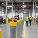 Dark Gray Premium Hi-Vis Safety Rubberised Barrier Post Cap for Lockinex VB Posts - Durable and Easy to Install