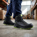 S3S Composite Toe Safety Boot with TPU Outsole - Black/Lime Green