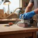 Dark Slate Gray Premium Sanding Belts 100mm x 610mm 80 Grit - Pack of 3