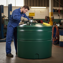 Dark Slate Gray Heavy Duty 5000 Litre Bunded Waste Oil Tank for Safe Storage