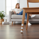 Premium Self-Adhesive Felt Pads 10mm White – Pack of 75 for Furniture Protection