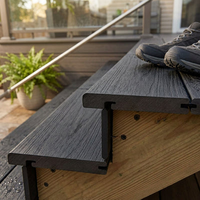 Composite Bullnose Board 3.6m Ebony Finish