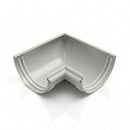 Half Round Aluminium Gutter Angle 90° - 125mm — RAL 7035