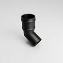 76mm Diameter Traditional Aluminium Downpipe Bends 92.5° & 112.5° — Textured Black / 112.5 Degrees