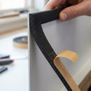 Black Expanded EPDM Foam Strip 12x12mm, Self Adhesive - 10m Roll (view 2)